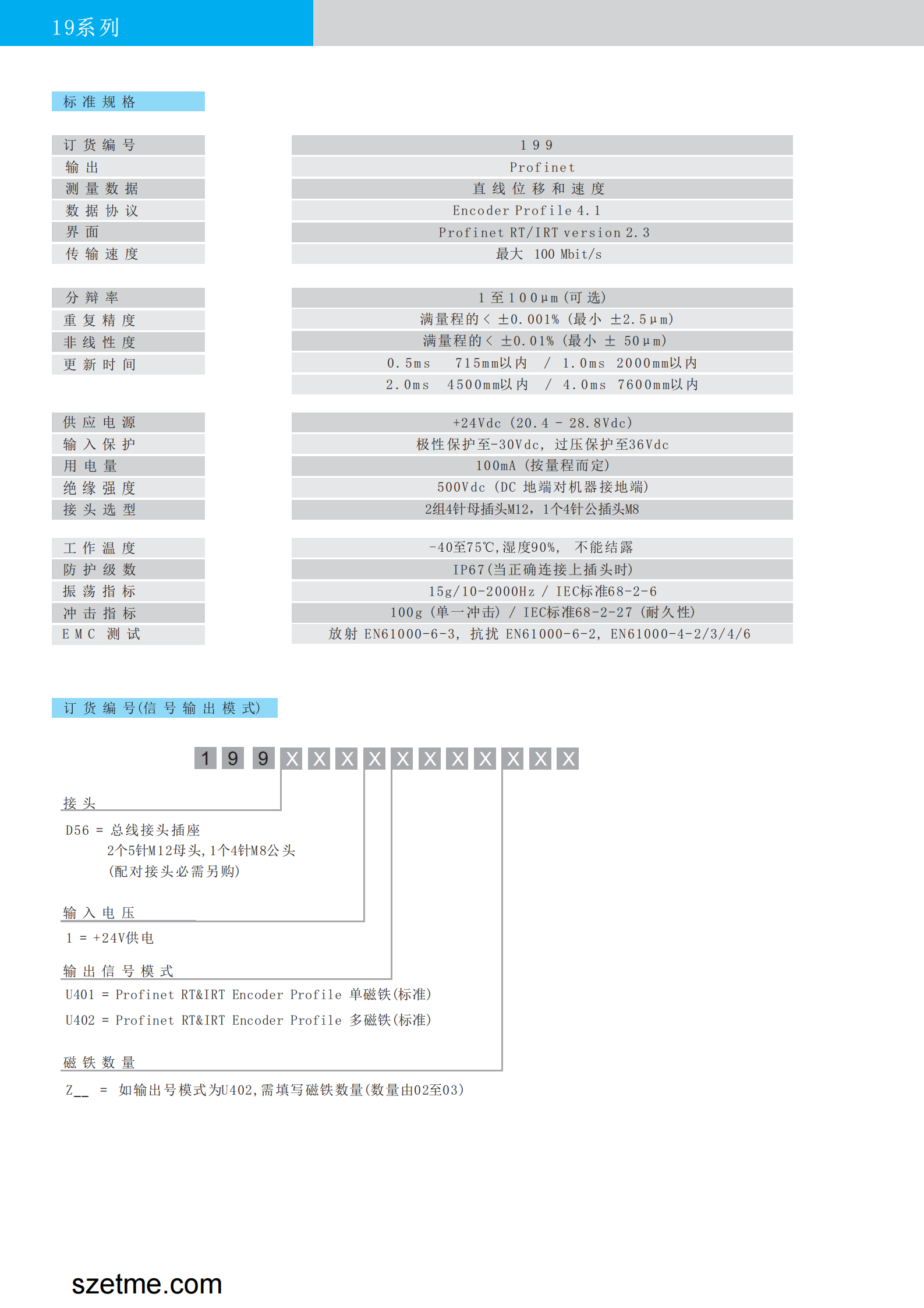 磁致伸缩位移传感器3